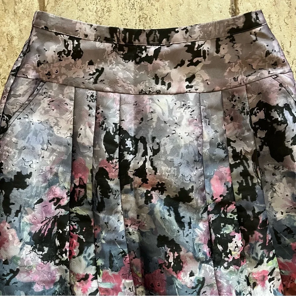 Soft Surroundings Maxi Skirt Petite Medium Floral Jacquard Dark Fairy Whimsigoth